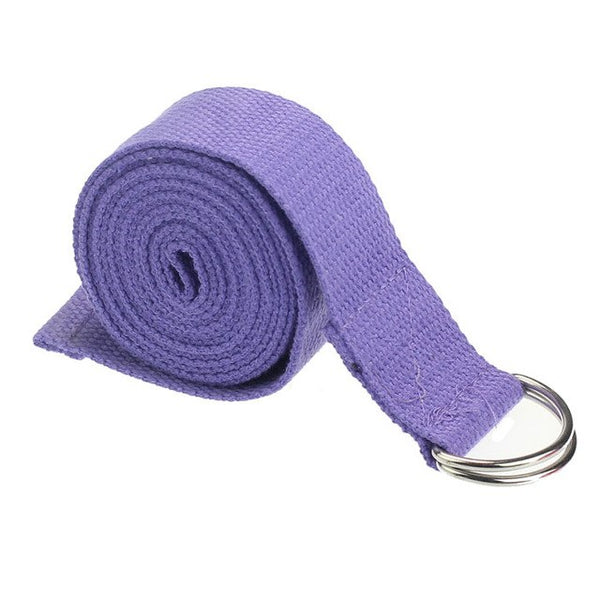 2017 New High Quality Yoga Stretch Strap D-Ring Belt Waist Leg Fitness 180CM Adjustable Novv21