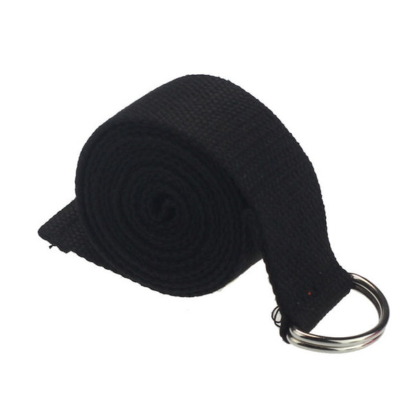 2017 New High Quality Yoga Stretch Strap D-Ring Belt Waist Leg Fitness 180CM Adjustable Novv21