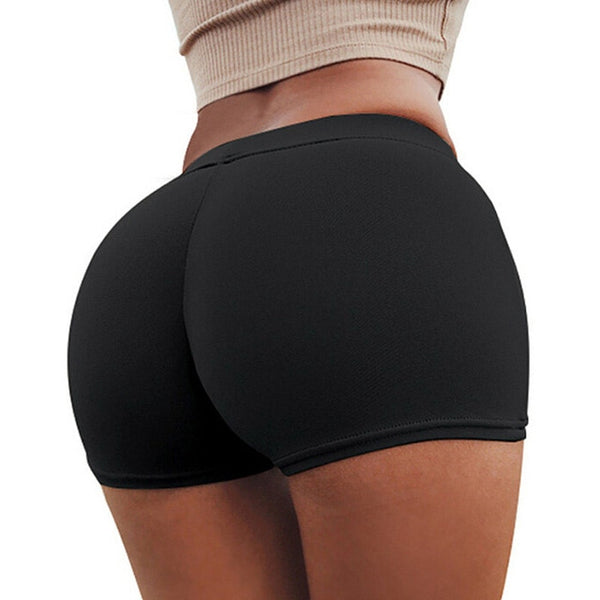 Lucylizz 2017 Compression Elastic Push Up Yoga Shorts Running Shorts Women Gym Short Slim Fit Shorts Fitness Workout Activewear