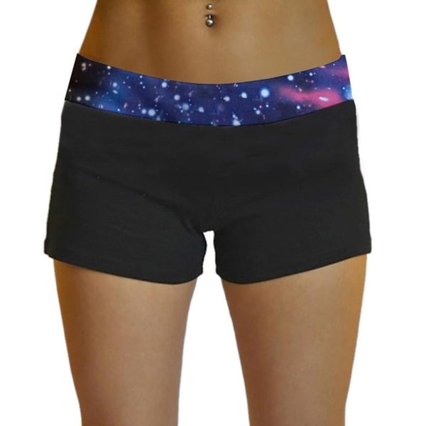 2018 Sexy Women Summer Sport Shorts Women Elastic Waist Short Shorts Binding Side Split Cotton Sports Running Yoga Shorts