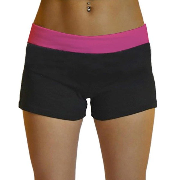 2018 Sexy Women Summer Sport Shorts Women Elastic Waist Short Shorts Binding Side Split Cotton Sports Running Yoga Shorts