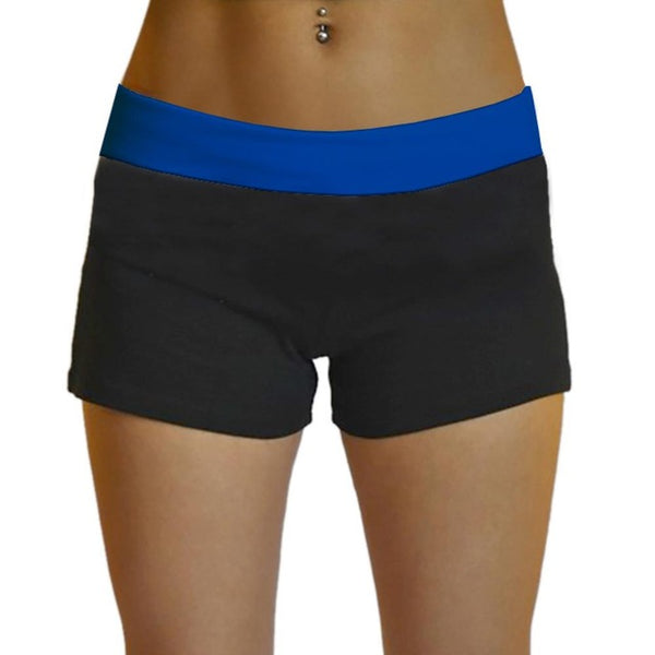 2018 Sexy Women Summer Sport Shorts Women Elastic Waist Short Shorts Binding Side Split Cotton Sports Running Yoga Shorts