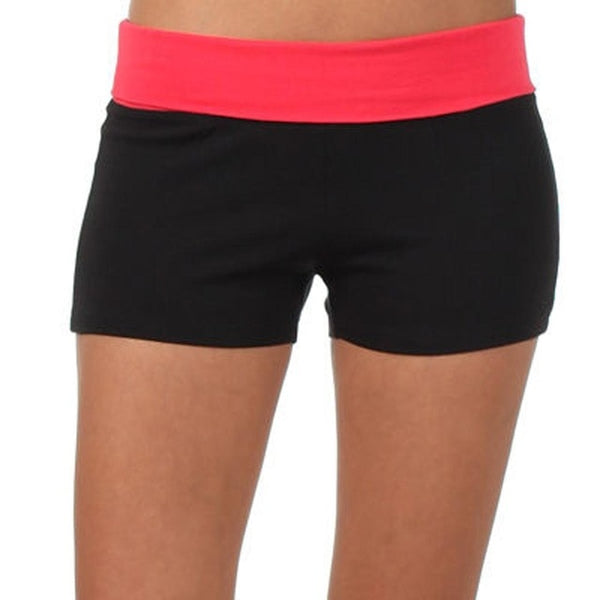 2018 Sexy Women Summer Sport Shorts Women Elastic Waist Short Shorts Binding Side Split Cotton Sports Running Yoga Shorts