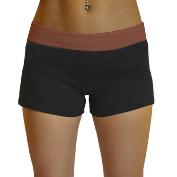 2018 Sexy Women Summer Sport Shorts Women Elastic Waist Short Shorts Binding Side Split Cotton Sports Running Yoga Shorts