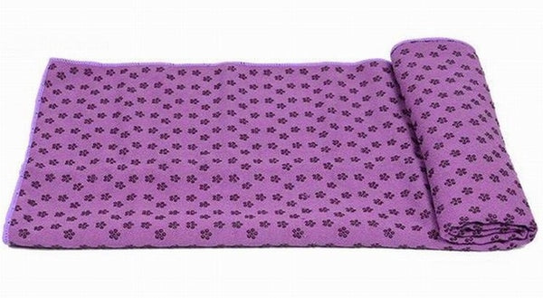 Yoga Towel Mat 1830*630mm Sweat-absorbent Germproof Antislip Easy Cleaning Portative Rose Red Blue Pink Green Orange Coffee