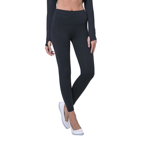 Colorvalue Plus Size Hip-Up Sport Fitness Pants Women Solid High Waisted Gym Running Tights Stretchy Nylon+Spandex Yoga Pants