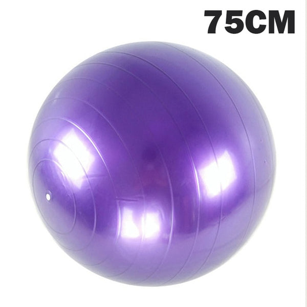 ITSTYLE Sports Yoga Balls Bola Pilates Fitness Gym Balance Fitball Exercise Pilates Workout Massage Ball 45cm 55cm 65cm 75cm