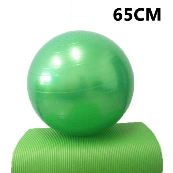 ITSTYLE Sports Yoga Balls Bola Pilates Fitness Gym Balance Fitball Exercise Pilates Workout Massage Ball 45cm 55cm 65cm 75cm