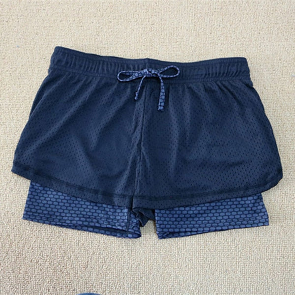Yoga Shorts Women Professional Sports Shorts Net Yarn Quick Dry Exercise Running  Workout Training Shorts Solid Sexy Shorts
