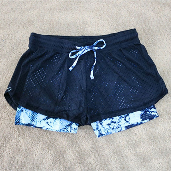 Yoga Shorts Women Professional Sports Shorts Net Yarn Quick Dry Exercise Running  Workout Training Shorts Solid Sexy Shorts