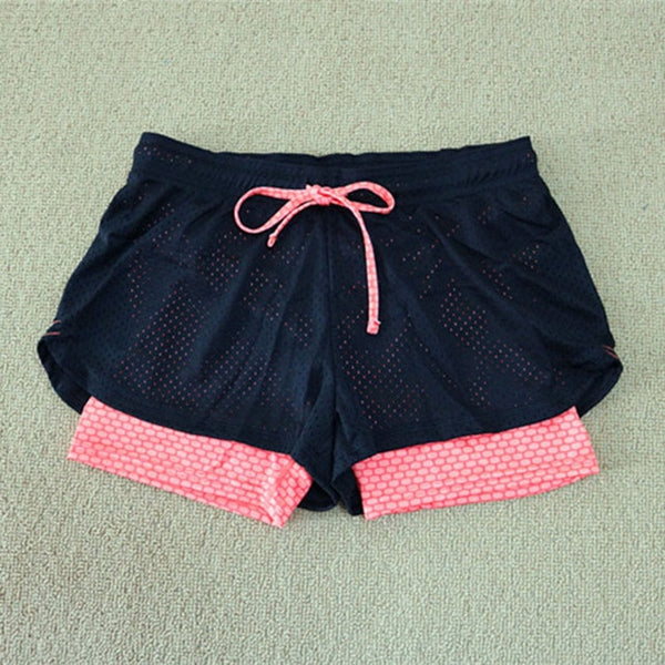 Yoga Shorts Women Professional Sports Shorts Net Yarn Quick Dry Exercise Running  Workout Training Shorts Solid Sexy Shorts