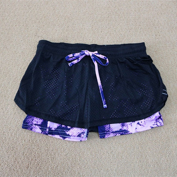 Yoga Shorts Women Professional Sports Shorts Net Yarn Quick Dry Exercise Running  Workout Training Shorts Solid Sexy Shorts