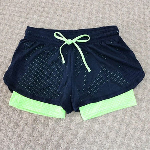 Yoga Shorts Women Professional Sports Shorts Net Yarn Quick Dry Exercise Running  Workout Training Shorts Solid Sexy Shorts