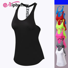 Aipbunny Sexy Yoga Vest Sleeveless Solid Color Quick Drying Running Women Gym Sport Female Yoga Shirts Fitness Tank Crop Tops
