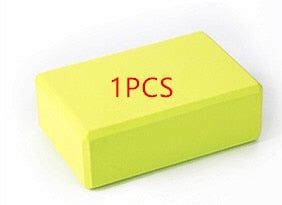 New high-quality  EVA Yoga brick green and high density Yoga brick 6 color
