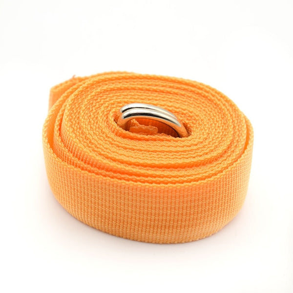 180CM Sport Yoga Stretch Strap D-Ring Belt Gym Waist Leg Fitness Adjustable Belt