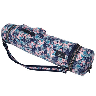 Printed Yoga Bag 72*18*18cm Yoga mat Bag Exersice Mat Bag Pilates Pad Backpack Sports Knapsack Fitness Dance Gymnastics Mat Case
