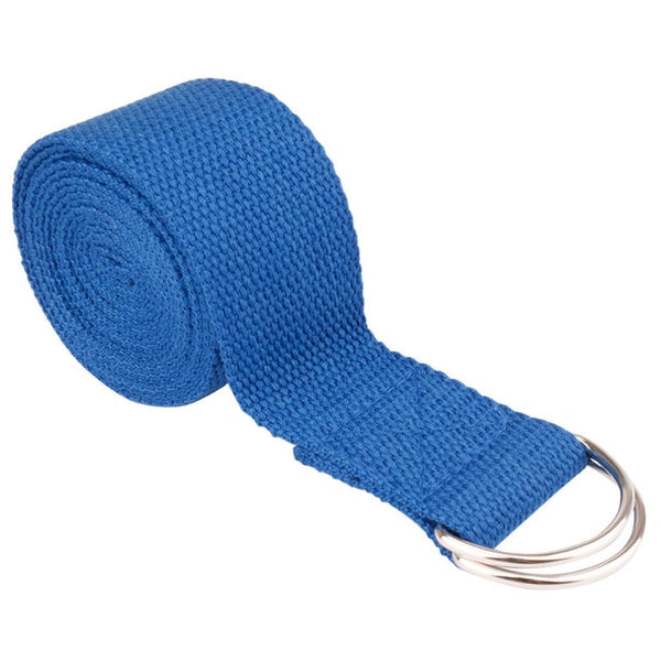 185CM Yoga Stretch Fitness Exercise Straps Gym Yoga Stretch Strap Belt Waist Leg Exercise