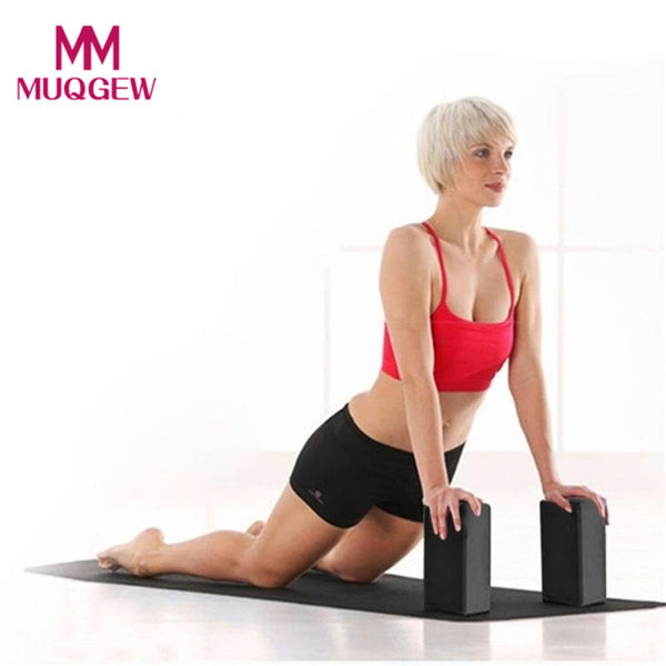 1pc Yoga Block Exercise Workout Fitness Brick Bolster Pillow Cushion Stretch-Resistant EVA Foam Aid Gym Training Body Shaping