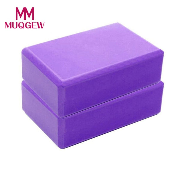 1pc Yoga Block Exercise Workout Fitness Brick Bolster Pillow Cushion Stretch-Resistant EVA Foam Aid Gym Training Body Shaping