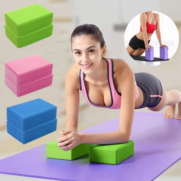 EVA Yoga Block Brick Sports Exercise Gym Foam Workout Stretching Aid Body Shaping Health Training Fitness Brick Q