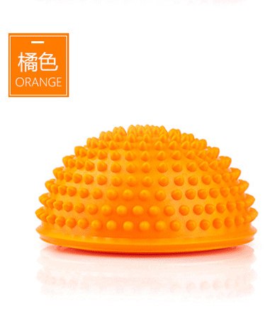 PVC Inflatable Yoga Balls Massage Point Half Fitball Exercises Trainer Stabilizer GYM Pilates Fitness Balancing Ball