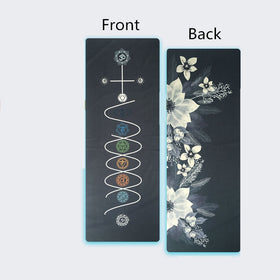 Yoga Towel Microfiber Double-sided Pattern Non Slip 185*65 CM Yoga Mat Towel Pilates Exercise Mat Cover Soft Yoga Blanket