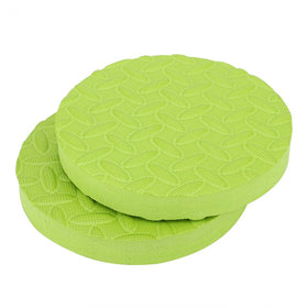 2Pcs Portable Yoga Knee Elbow Training Pad Diameter 17cm 2cm Thickness EVA Foam Seat Cushion Yoga Mats Knee Joint Protector Mats
