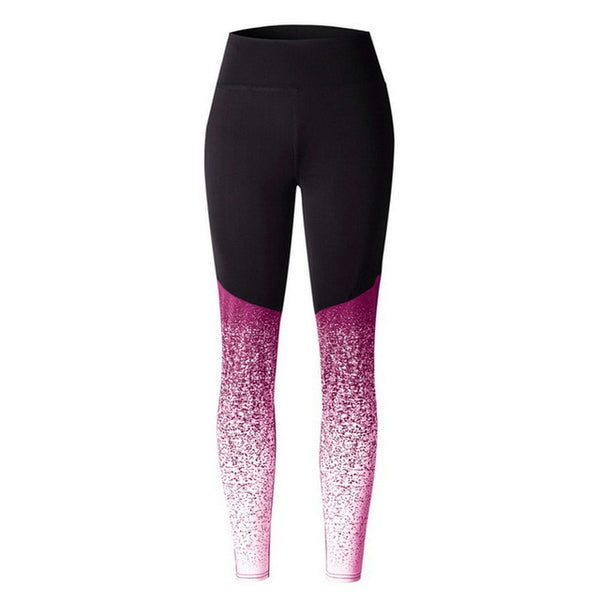 LASPERAL Gradient Color Women Fitness Sports Bra+Pant Set High Elasticity Sport Leggings Yoga Set Gym Running Push Up Sportswear