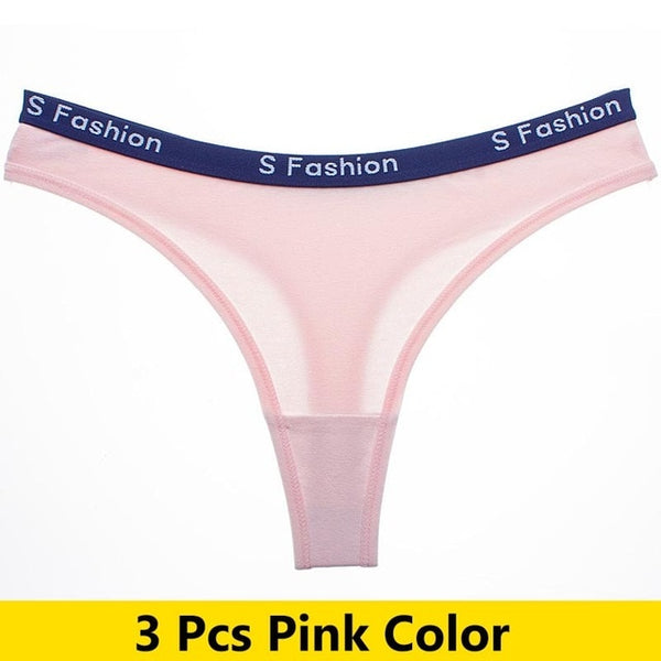 Soft Seamless Cotton Panties G-String Women Ultra-thin Sports Yoga Shorts Sexy Low Waist Letter Pattern Thong Underwear 3Pcs/lot