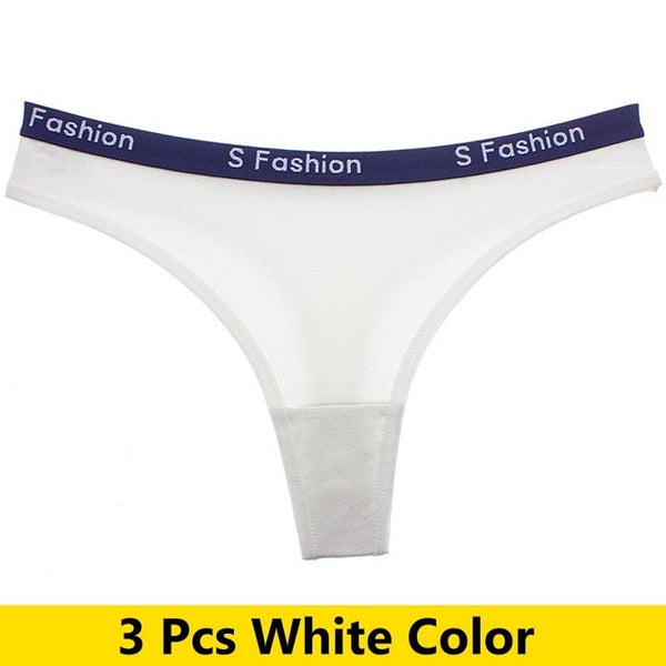 Soft Seamless Cotton Panties G-String Women Ultra-thin Sports Yoga Shorts Sexy Low Waist Letter Pattern Thong Underwear 3Pcs/lot
