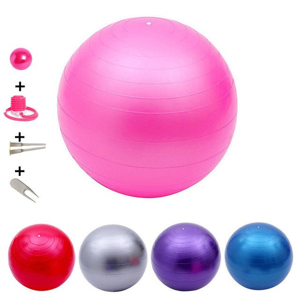 65cm Sports Yoga Ball Fitness Gym Balance Fitball Workout Pilates Massage Ball With Pump Fitness Equipment