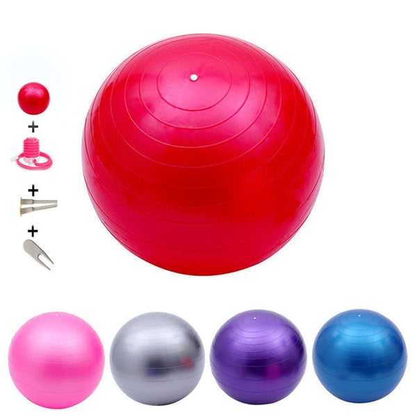 65cm Sports Yoga Ball Fitness Gym Balance Fitball Workout Pilates Massage Ball With Pump Fitness Equipment