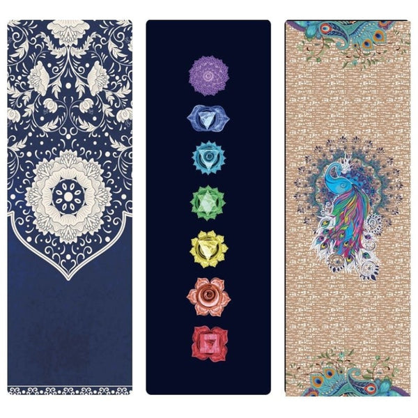 New Printing Yoga Towel Fitness Sport Pilates Yoga Mat Cover Soft Blanket Sports Towel Non-slip Portable Gym Exercise Mat
