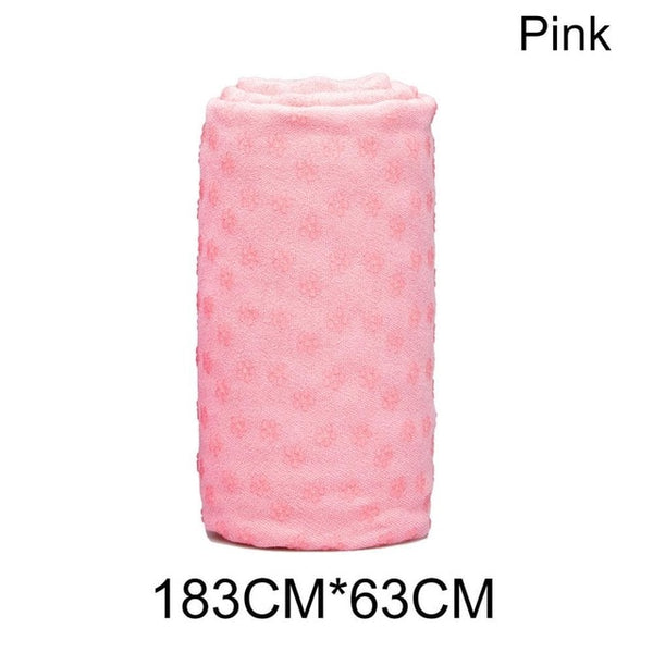 Yoga Towel Non Slip Yoga Mat Cover Towel Blanket Sport Fitness Exercise Pilates Workout Wholesale and Retail