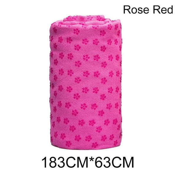 Yoga Towel Non Slip Yoga Mat Cover Towel Blanket Sport Fitness Exercise Pilates Workout Wholesale and Retail