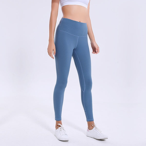 Women Tight Sports Capri Sexy Yoga Tummy Control Legggings 4 Way Stretch Fabric Non See Through Free Shipping 11 Colors