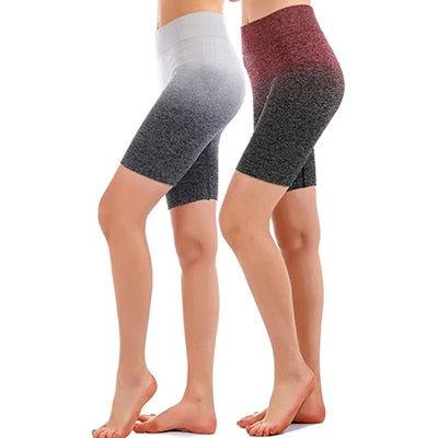 Zhangyunuo Sports Shorts Women High Waist Seamless Yoga Shorts Fitness Running Active Shorts Workout Clothes for Women