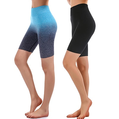 Zhangyunuo Sports Shorts Women High Waist Seamless Yoga Shorts Fitness Running Active Shorts Workout Clothes for Women