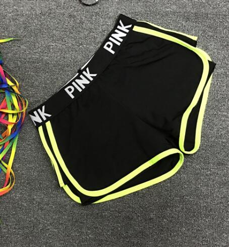 ALBREDA Letter Sports runing Shorts Women Yoga Shorts Push Hips Sexy Middle Waisted Gym Fitness Elastic Quick Dry Running Shorts