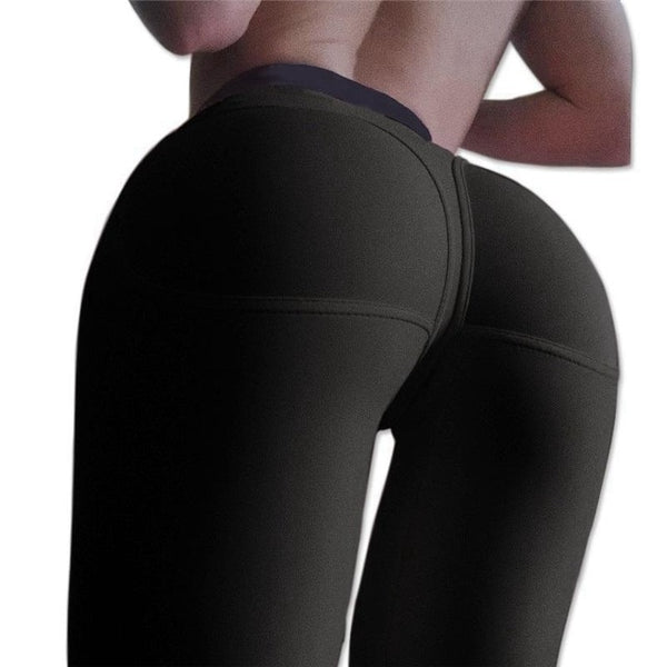 Black Elastic Running Pants Women Gym Leggins Sport Women Fitness Sportswear Training Workout Slim Trousers Sport Yoga Leggings