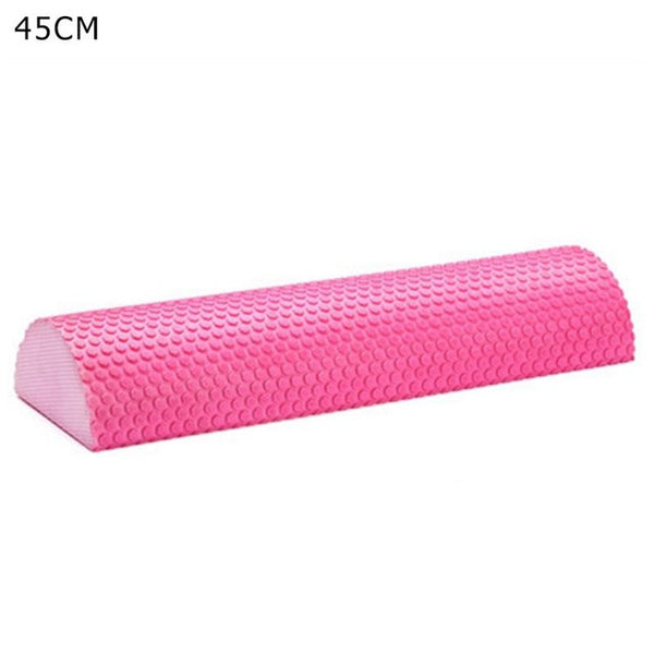 30-45cm Half Round EVA Massage Foam Roller Yoga Pilates Fitness Equipment Balance Pad Yoga Blocks With Massage Floating Point