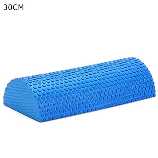 30-45cm Half Round EVA Massage Foam Roller Yoga Pilates Fitness Equipment Balance Pad Yoga Blocks With Massage Floating Point