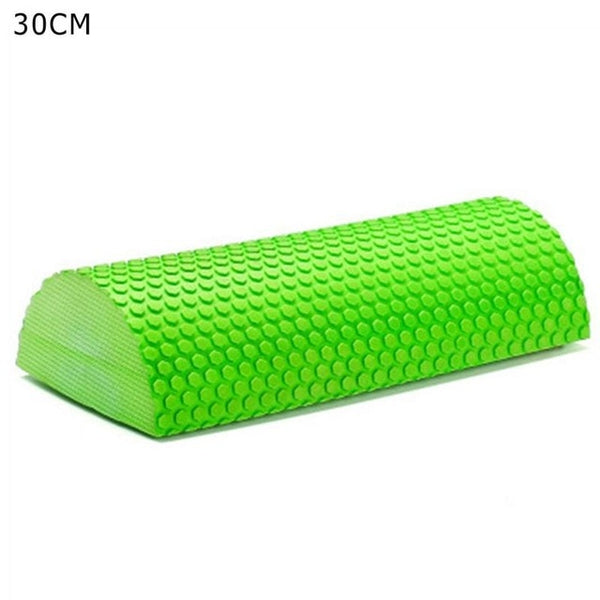 30-45cm Half Round EVA Massage Foam Roller Yoga Pilates Fitness Equipment Balance Pad Yoga Blocks With Massage Floating Point