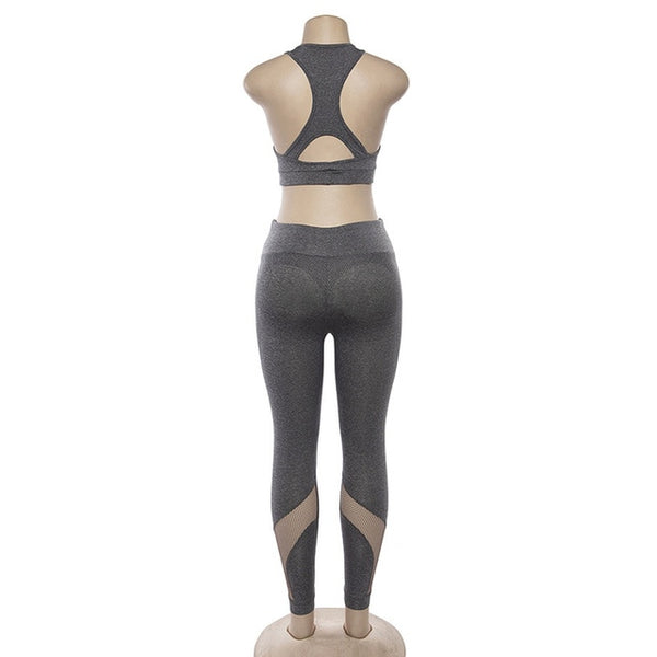 Hot Sell Bra+Leggings Women Bra And Leggings Hot Sell Printed Stripes Women Set GYM And Yoga Clothing