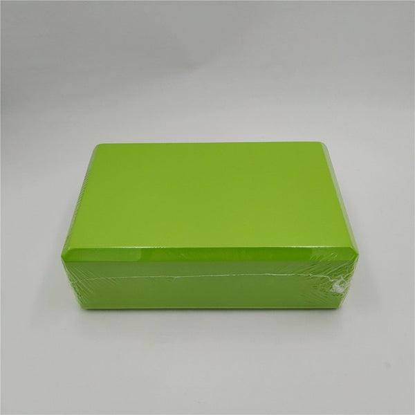 12 colors EVA Yoga Block Brick Sports Exercise Gym Foam Workout Stretching Aid Body Shaping Health Training Fitness unisex A