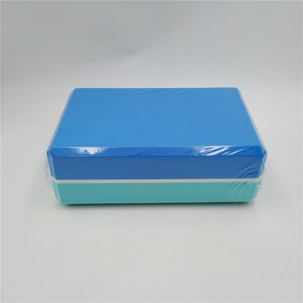 12 colors EVA Yoga Block Brick Sports Exercise Gym Foam Workout Stretching Aid Body Shaping Health Training Fitness unisex A