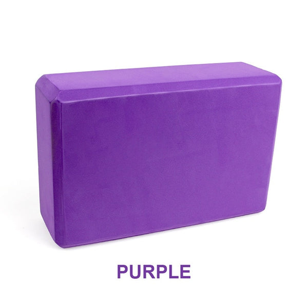 EVA Yoga Block Brick Sports Exercise Gym Foam Workout Stretching Aid Body Shaping Health Training Fitness Brick Q