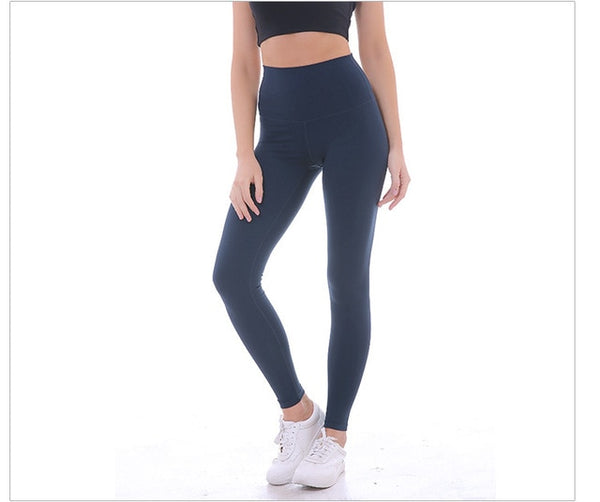 Women Tight Sports Capri Sexy Yoga Tummy Control Legggings 4 Way Stretch Fabric Non See Through Free Shipping 11 Colors