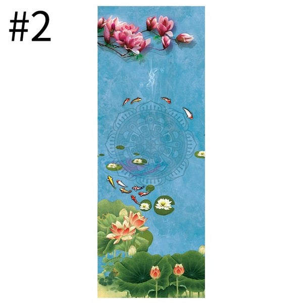 New Arrival Printed Yoga Mat Blankets Travel Yoga Towel Portable Blankets Non-slip 183x63cm Yoga Blanket Pilates Mat Covers